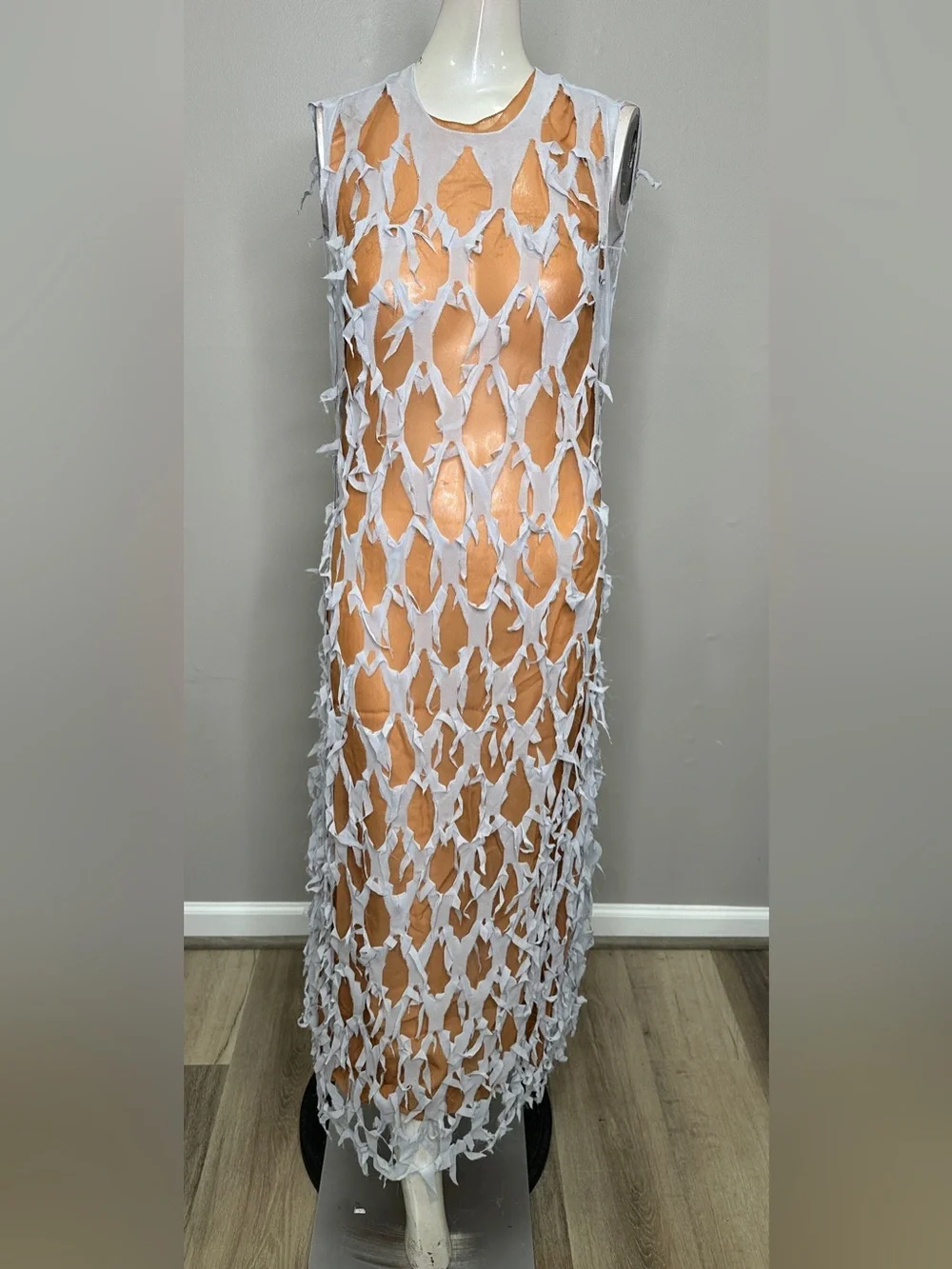Maison Margiela Cut-Out Silk Dress Size IT 36 / US 0 $2160 - Picture 4 of 10
